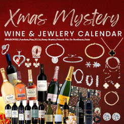 NEW  2509 12 days or 24 days Luxury Mystery Wine & Spirits Box With Accessories & Jewelry  9908