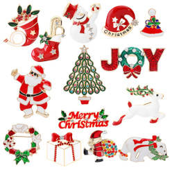 NEW 2511 Winter Christmas Party Brooch Series 9868