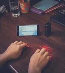 Pre-order laser keyboard for smartphone