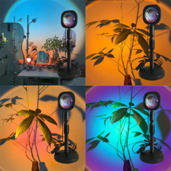 Sunset artistic atmosphere projection lamp