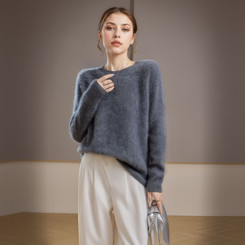 NEW 2601 Women's Premium Cashmere Brushed Knit Sweater B019