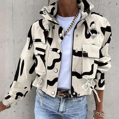 NEW 2602 Women’s Printed Lightweight Jacket B042