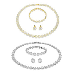 NEW 2603 ELLA Women’s Austrian Crystal Necklace Bracelet Earrings Jewellery Set Y005