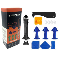 NEW 2603 14PCS Silicone Caulking Tool Kit - Sealant Finishing & Caulk Removal Tools Set for Bathroom, Kitchen, Window & Tile B065