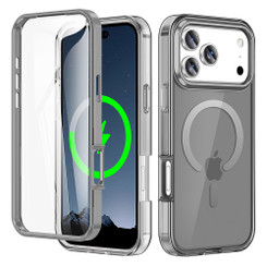 NEW 2604 Magnetic Clear Phone Case for iPhone 17 Series Shockproof Slim Cover J115