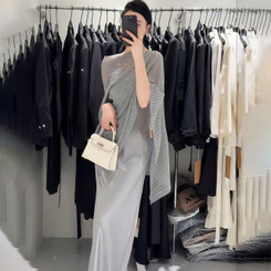 NEW 2605 Summer Hollow Out Knitted Shawl Cover Up, Batwing Sleeve Sheer Outerwear, Sun Protection for Dress Office Beach J161