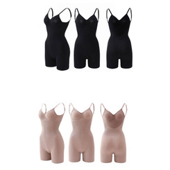 NEW 2605 Women Seamless Body Shaper Open Back High Waist Tummy Control Bodysuit   Y134