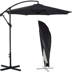 NEW 2606 Latto Home Waterproof Parasol Cover with Full-Length Zipper, UV Resistant Outdoor Garden Umbrella Protection Cover B174