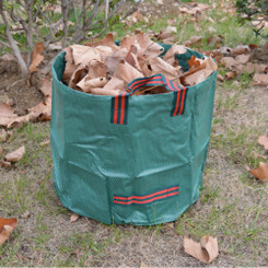 NEW 2606 Latto Home Garden Waste Storage Bag Heavy Duty PP Leaf Collection Bag Reusable Garden Refuse Sack with Handles B182