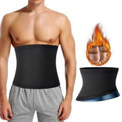 NEW 2606 Men's Waist Trainer Belt – Tummy Control, Lower Back Support & Workout Sweat Belt B187
