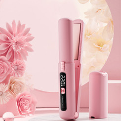 NEW 2607 Cordless Hair Dryer Brush LCD Hot Air Styling Comb USB Rechargeable B219