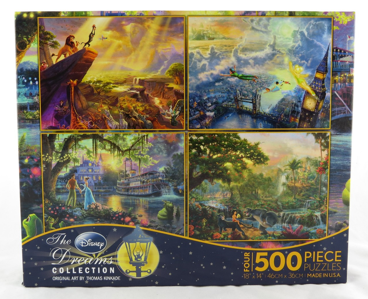 Disney Dreams 500 Piece Jigsaw Puzzle 4In1 Collection