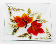 Shop now for Autumn Leaf Glass Yankee Candle Plate Tray