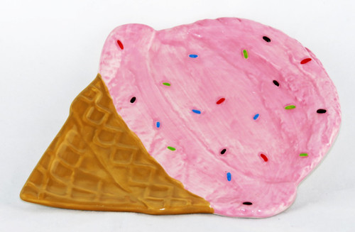 Shop now for a Sweet Summer Treat Ceramic Ice Cream Cone Candle Tray Yankee Candle