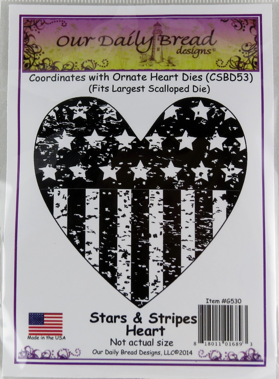 Heart of Stars Rubber Stamp