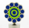 Shop with us for Metal Daisy Bottle Topper Modern Blue Green Circle