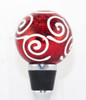 Shop with us for Red Crackle Glass Ornament Topper Stopper Bar Bottle