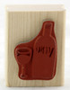 Click here to buy this Vino Wood Mounted Stamp Wine Glass Bottle