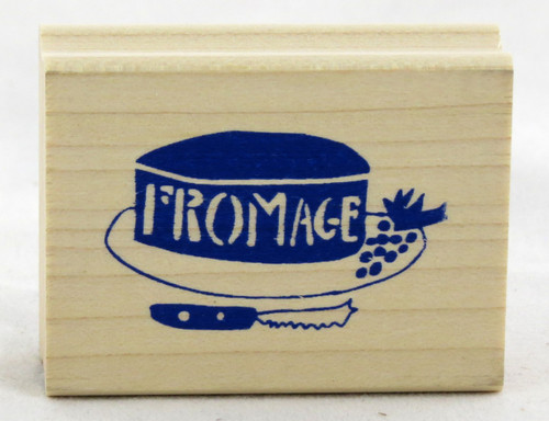 Shop now for Fromage Cheese Wood Mounted Stamp