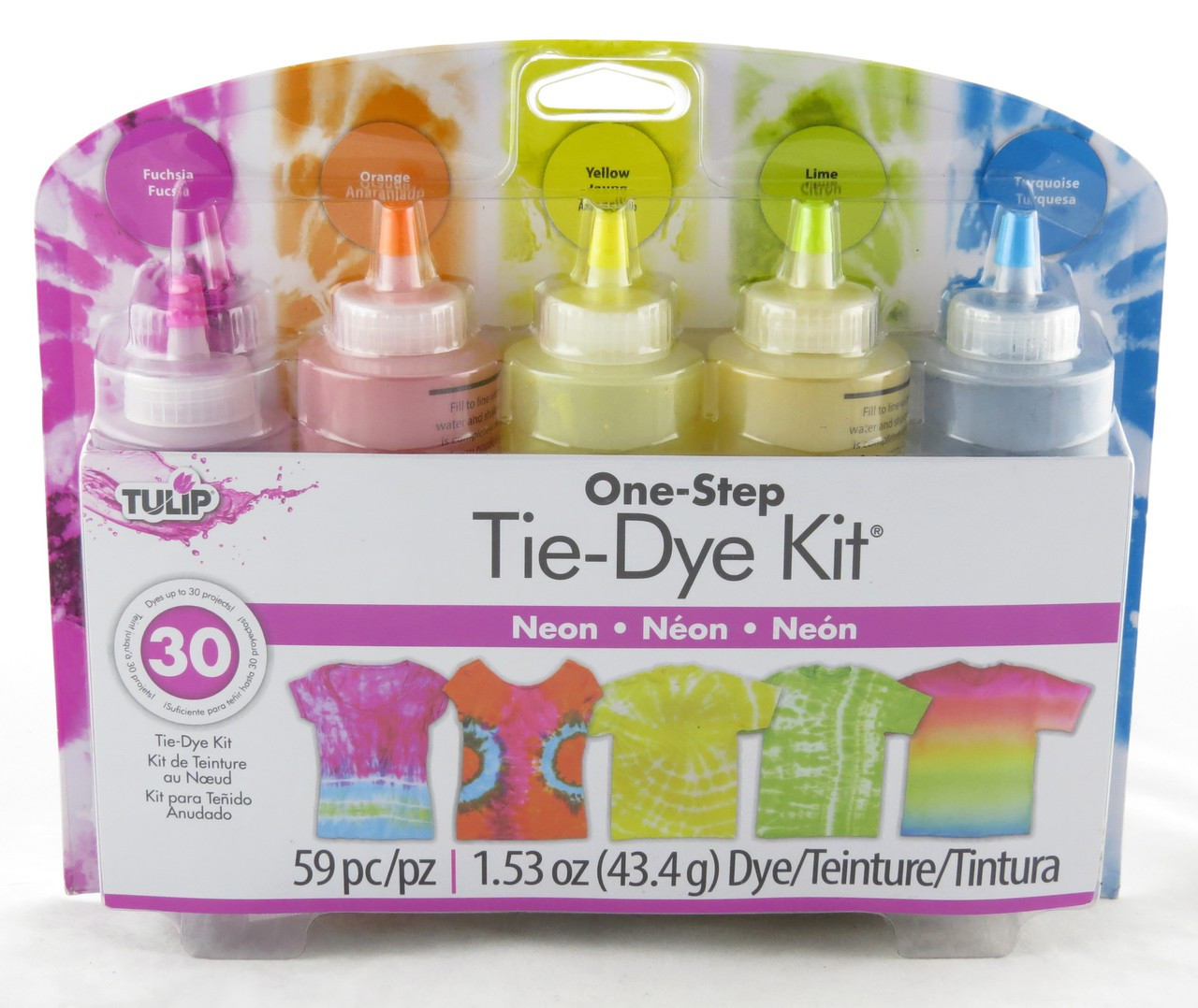 Neon 5-Color Tie Dye Kit Tulip