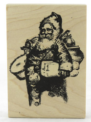 Shop now for this Old World Santa Claus Wood Mounted Rubber Stamp