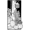 Click here for Fall Autumn Harvest Theme Wood Mounted Stamp Porch At Night