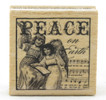 Shop for this beautiful Peace on Earth Angel Stamp Wood Mounted Rubber Stamp