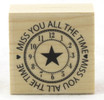 Shop now for Miss You All The Time Wood Mounted Rubber Stamp Hero Arts