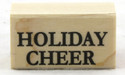 Shop here now for Holiday Cheer Wood Mounted Rubber Stamp Hero Arts