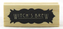 Shop now for Witch's Brew Wood Mounted Rubber Stamp Inkadinkado
