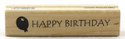 Shop here now for Happy Birthday Wood Mounted Rubber Stamp Penny Black