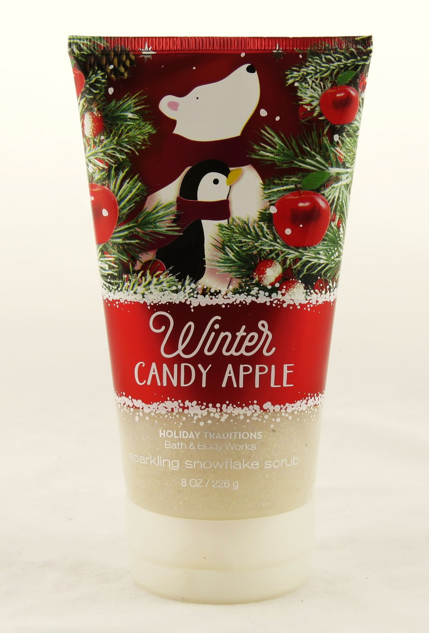 Download Winter Candy Apple Sparkling Snowflake Body Scrub | Archway Variety