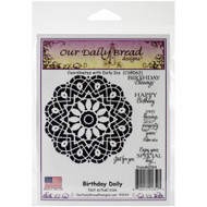 Birthday Doily Cling Stamp Collection Our Daily Bread