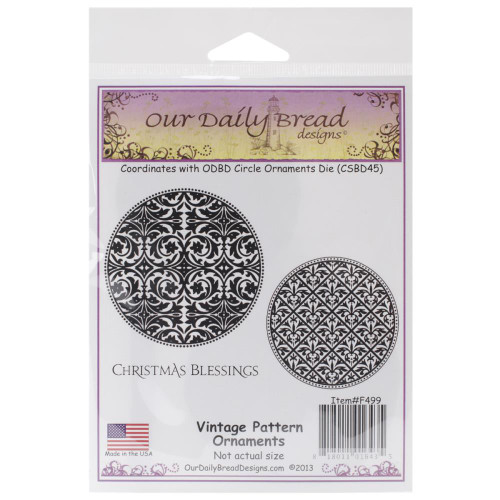 Vintage Pattern Ornament Cling Stamp Collection Our Daily Bread