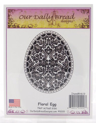 Floral Egg Cling Stamp Our Daily Bread
