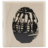 Easter Egg Mini Wood Mounted Rubber Stamp Penny Black 