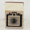 Box Camera Wood Mounted Rubber Stamp Inkadinkado