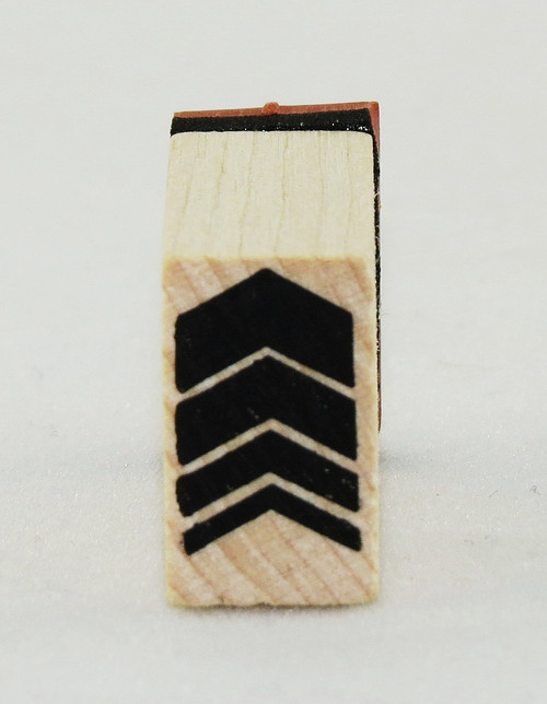 Blocky Arrow Wood Mounted Rubber Stamp Inkadinkado