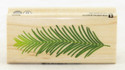 Pine Leaf Wood Mounted Rubber Stamp Inkadinkado