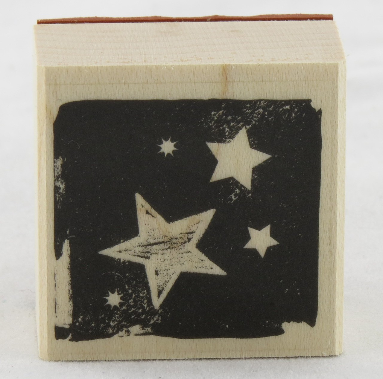 Stars Wood Mounted Rubber Stamp Archway Variety