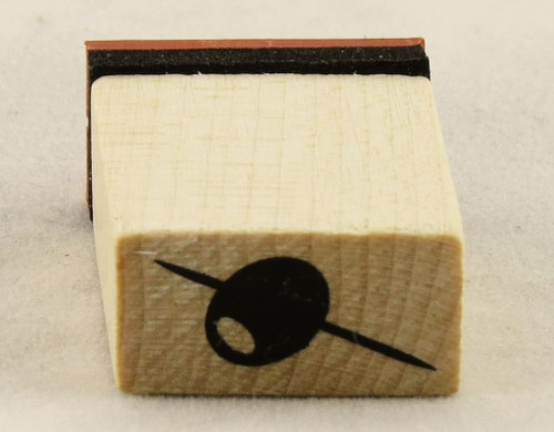 Olive Garnish Wood Mounted Rubber Stamp Inkadinkado