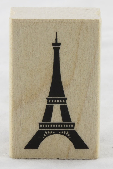 Eiffel Tower Wood Mounted Rubber Stamp Inkadinkado