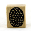 Pineapple Bottom Wood Mounted Rubber Stamp American Crafts