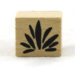 Leaf Bundle Wood Mounted Rubber Stamp American Crafts