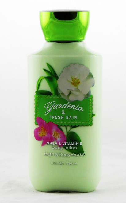 Gardenia Fresh Rain Body Lotion Bath and Body Works 8oz