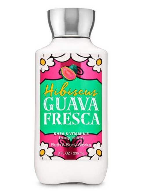 Hibiscus Guava Fresca Body Lotion Bath and Body Works 8oz