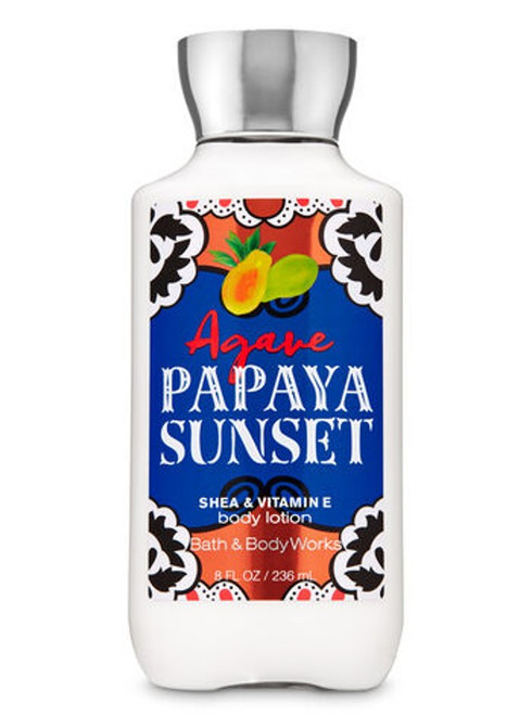 Agave Papaya Sunset Body Lotion Bath and Body Works 8oz