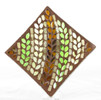 Autumn Inspirations Lyrical Leaves Mosaic Glass Candle Tray Yankee Candle