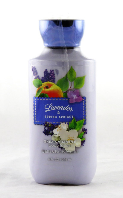 Lavender Spring Apricot Body Lotion Bath and Body Works 8oz