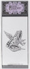 Winged Frog Cling Rubber Stamp Paper Parachute